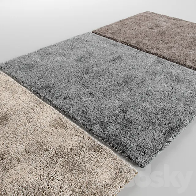 Three carpet 3DModel