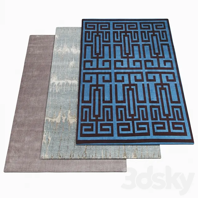 Three carpets AMINI - 1-25 3DModel