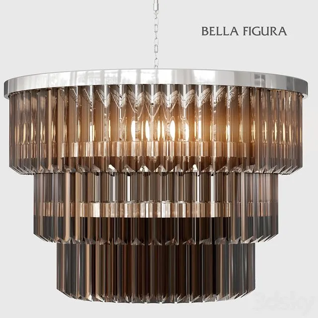 THREE TIER DRUM CHANDELIER (vray + corona) Free Download