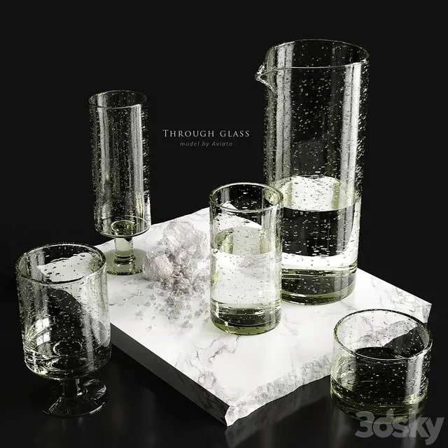 through glass 3D Model