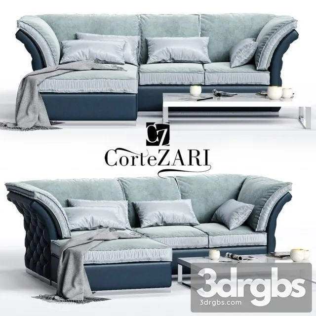 Tiago Corner Sofa 3D Model Free