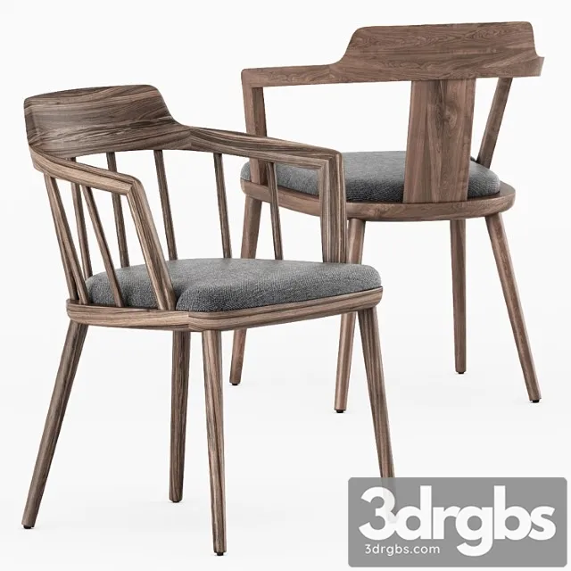 Tiara Sedia Tilly By Porada 3D Model Free