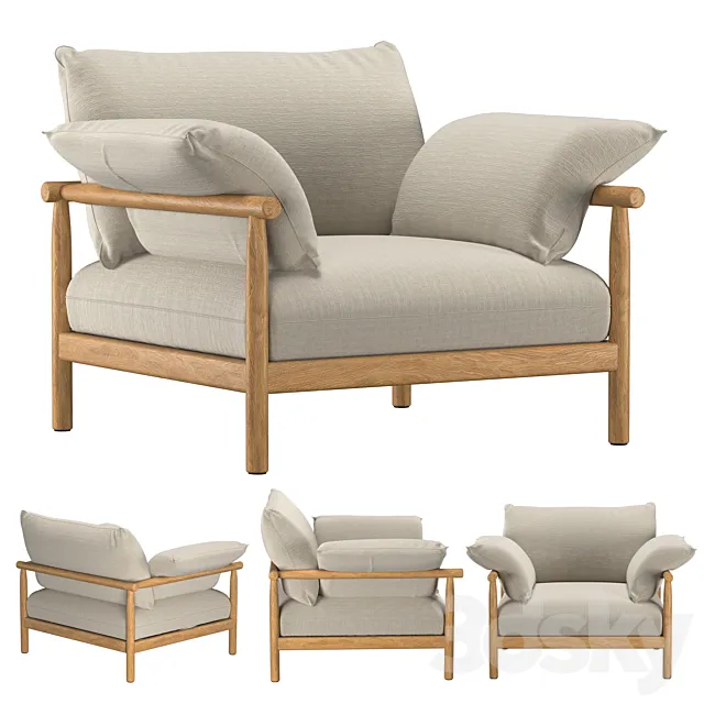 TIBBO LOUNGE CHAIR XL 3D Model