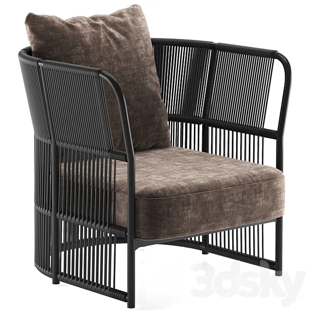 TIBIDABO LOUNGE CHAIR 3D Model