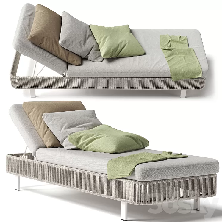 TIBIDABO Sunbed 3D Model