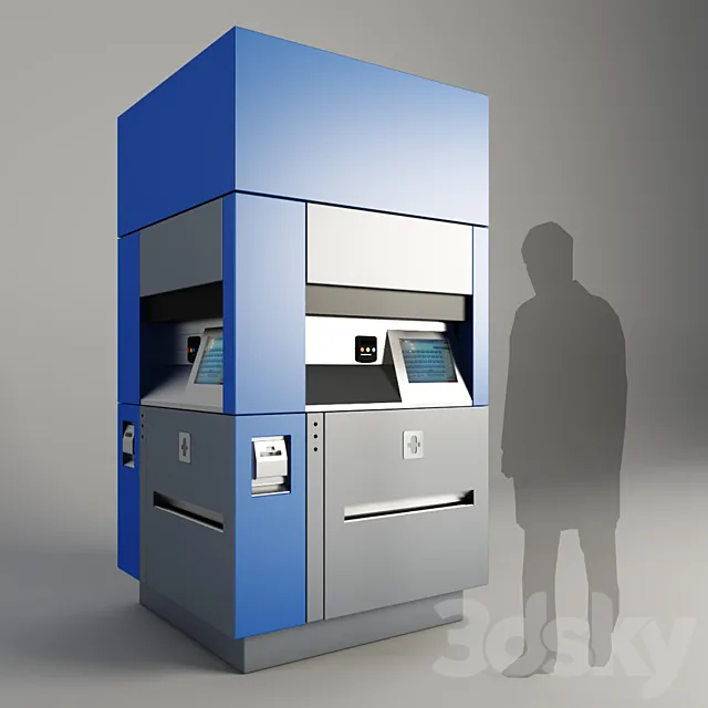 ticket Terminal 3D Model