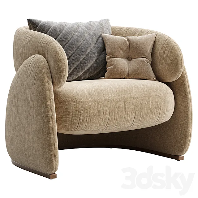 TIDAL ARMCHAIR 3D Model