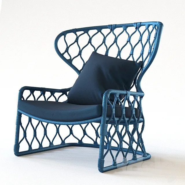 Tidelli PAINHO LIVING ARMCHAIR 3D Model