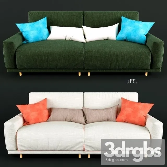 Tierra Collection Sofa 3D Model Free