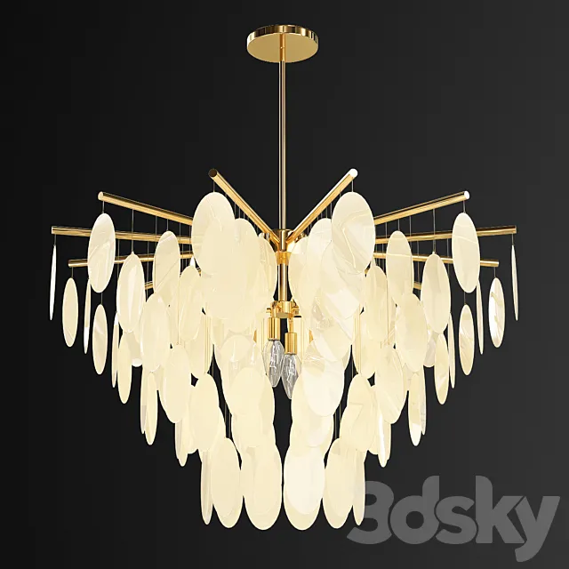 Tiffany chandelier 3D Model