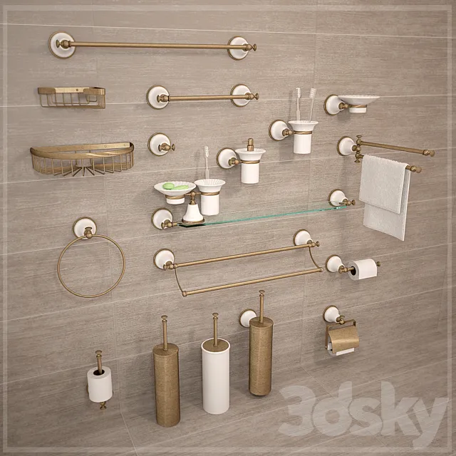 Tiffany World Harmony Accessories 3D Model