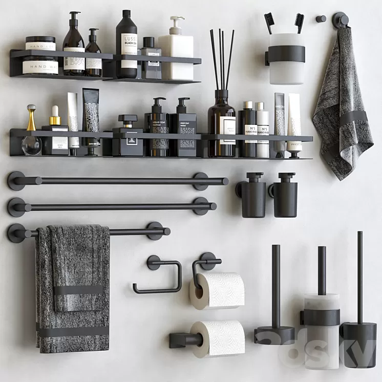 TIGER bathroom accessories 3D Model