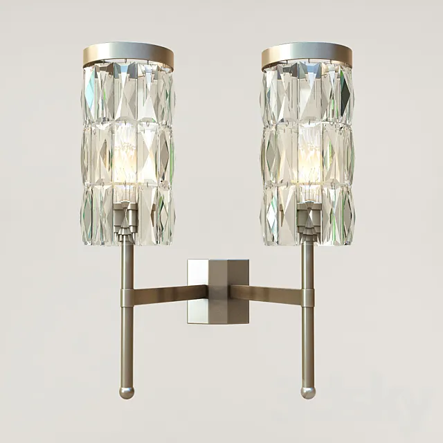 Tigermoth lighting-Stem wall light with crystal 3D Model
