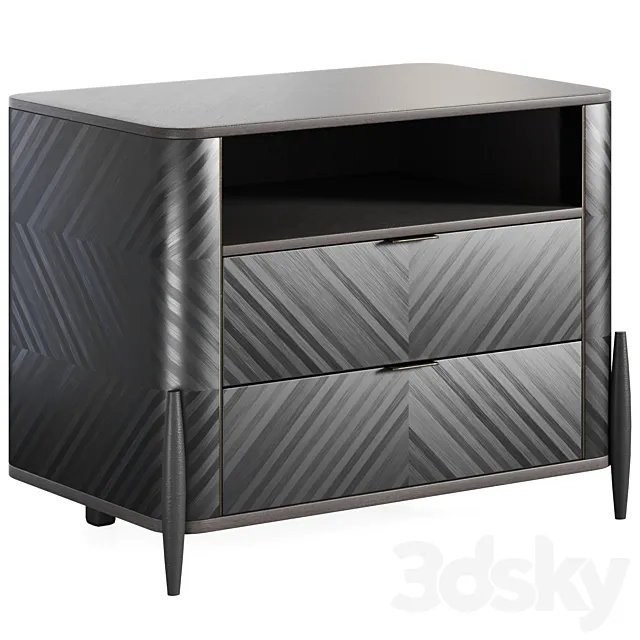 Tijuca bedside table by Alexander Lamont 3DModel