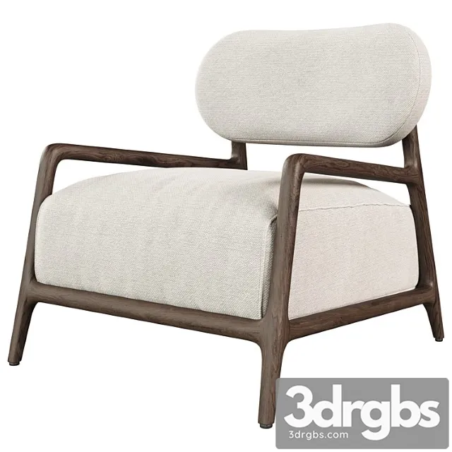 Tikamoon mindi romane armchair 3D Model Free