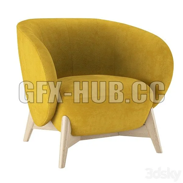 Tilar Armchair 3D Model