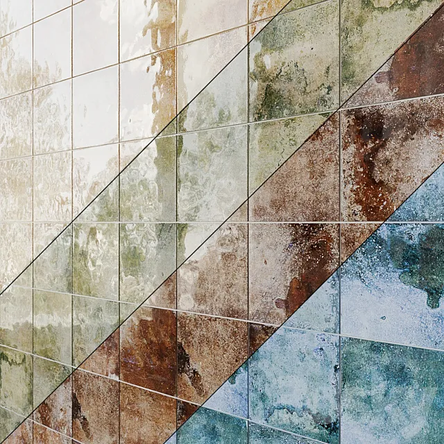 Tile Angela Harris Harbor Mosaic 3D Model