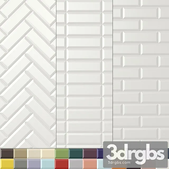 Tile ape loft (3 layouts 24 colors). 3D Model Free