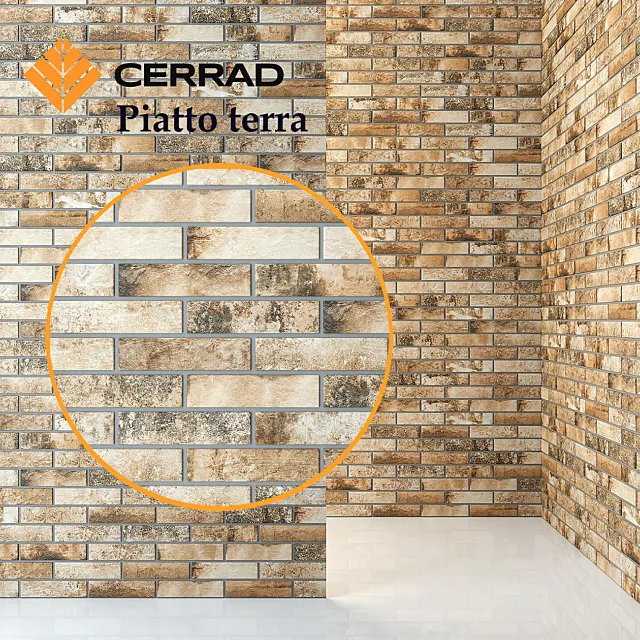 Tile Cerrad Piatto terra 3D Model