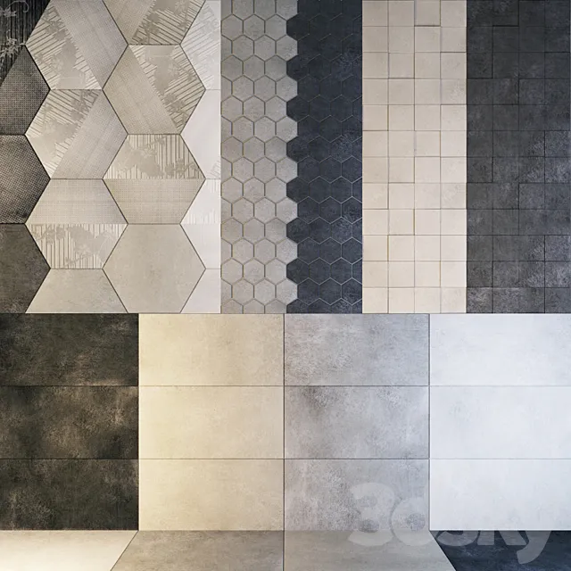 Tile colorker Solid 3DModel