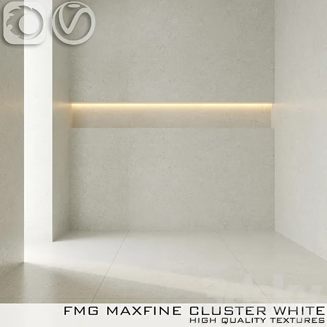Tile FMG CLUSTER WHITE 3D Model