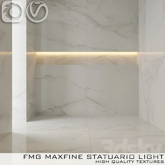 Tile FMG STATUARIO LIGHT 3D Model