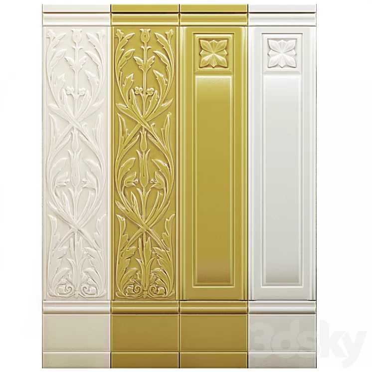 Tile Grazia Epoque 3D Model