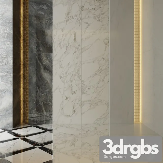 Tile Italon Charme Deluxe Set2 3D Model Free