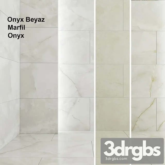 Tile kale marfil onyx beyaz 3D Model Free