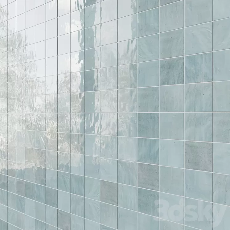 Tile Kingston Mosaic 3D Model Free