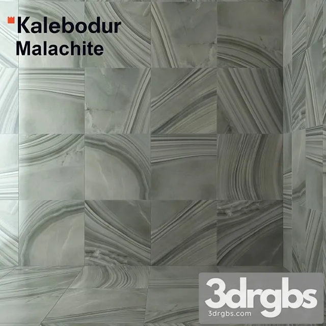 Tile Malachite 3D Model Free