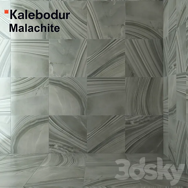 Tile Malachite 3D Model