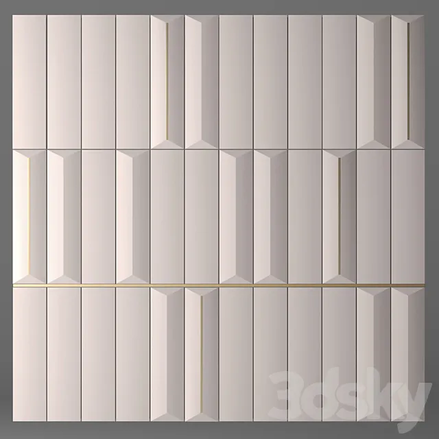 Tile mosaic 02 3D Model