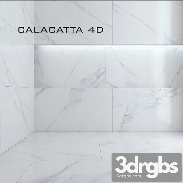 Tile peronda museum calacatta 4d 3D Model Free