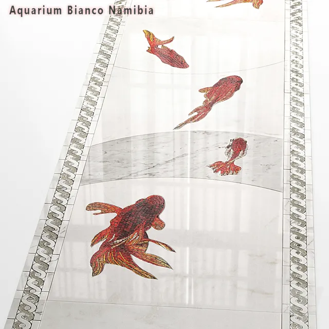 Tile Sicis SiciStone Aquarium Bianco Namibia 3D Model