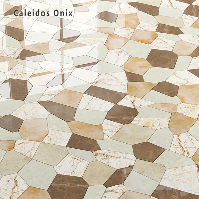 Tile Sicis SiciStone Caleidos Onix 3D Model