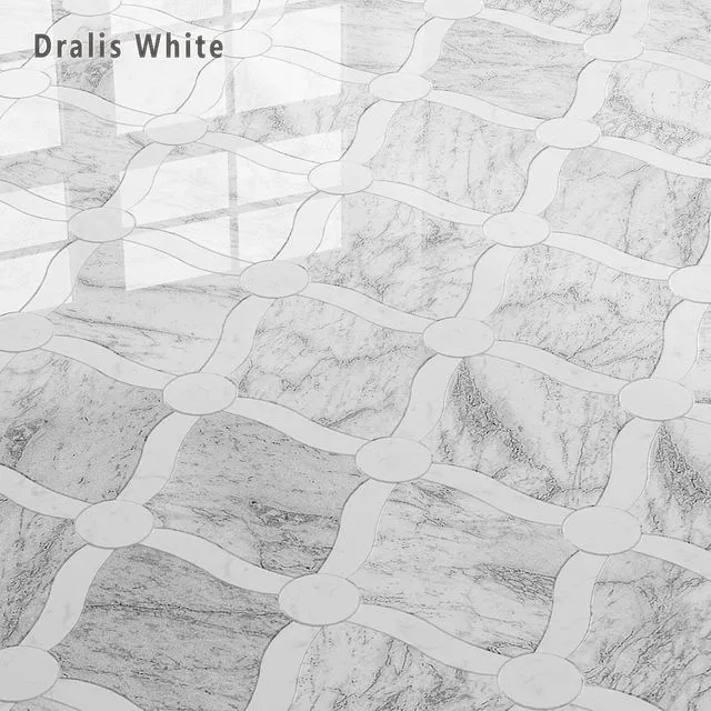 Tile Sicis Sicistone Dralis White 3D Model