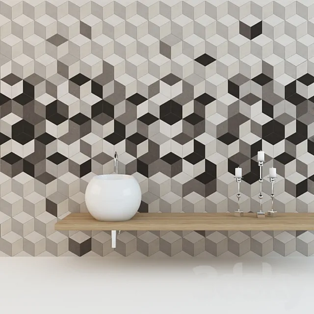 Tile Toscana Tridi from Bestile 3D Model