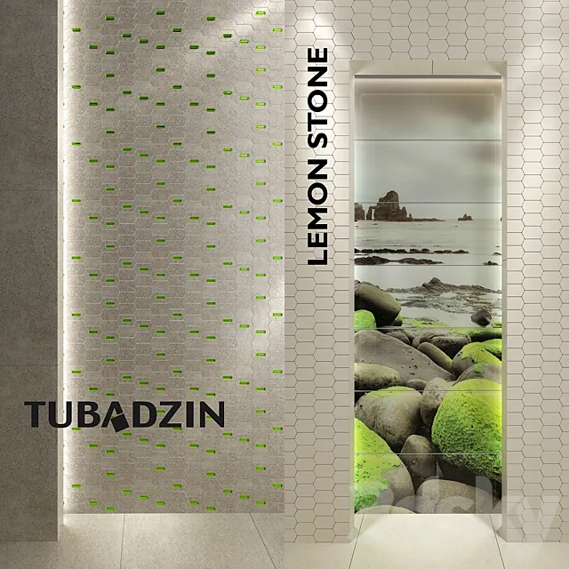 Tile Tubadzin Lemon Stone 3DModel