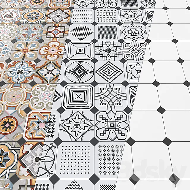 Tile Vives Vodevil. 3D Model