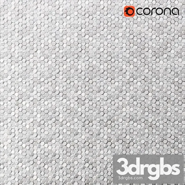 Tiles hexagon 3D Model Free
