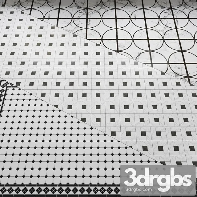 Tiles. set 1 3D Model Free