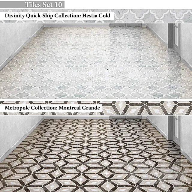Tiles set 10 3D Model