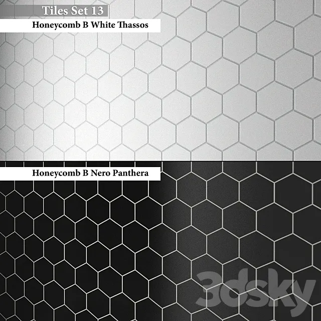 Tiles set 13 3D Model