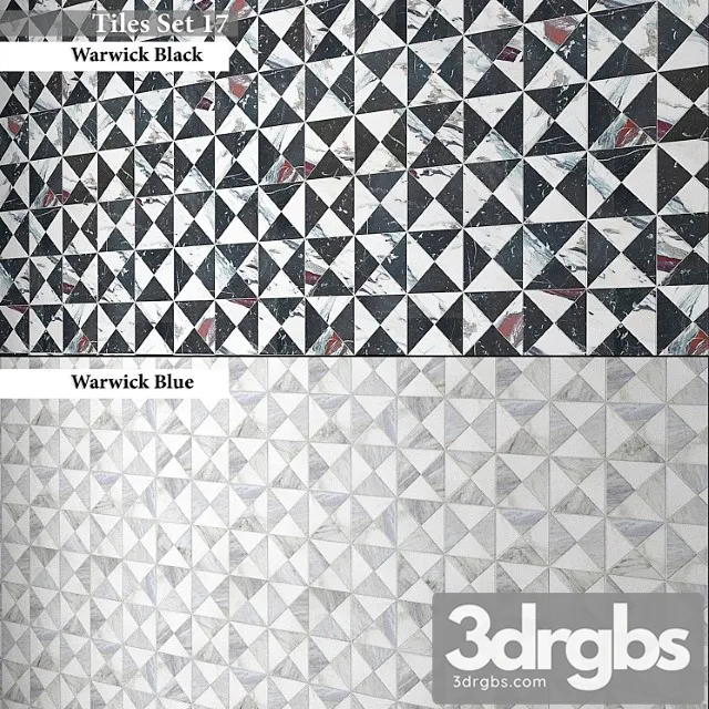 Tiles set 17 3D Model Free