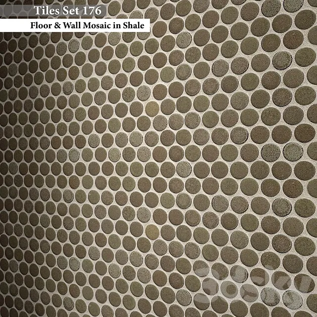 Tiles set 176 3D Model