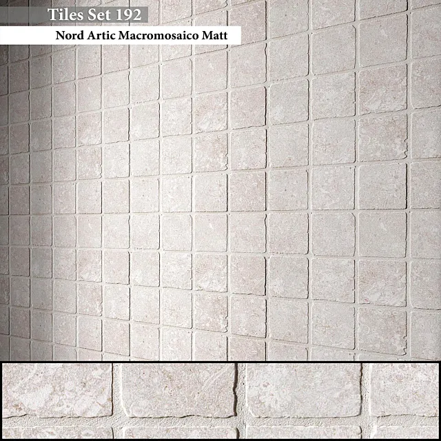 Tiles set 192 3D Model