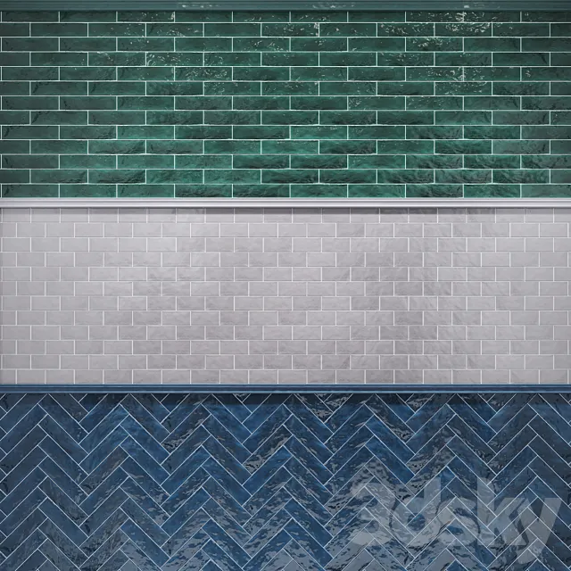 Tiles. Set 2 3D Model