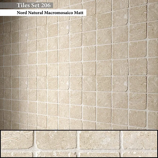Tiles set 206 3D Model