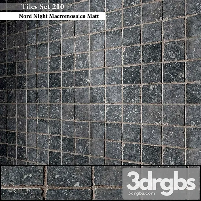 Tiles set 210 3D Model Download